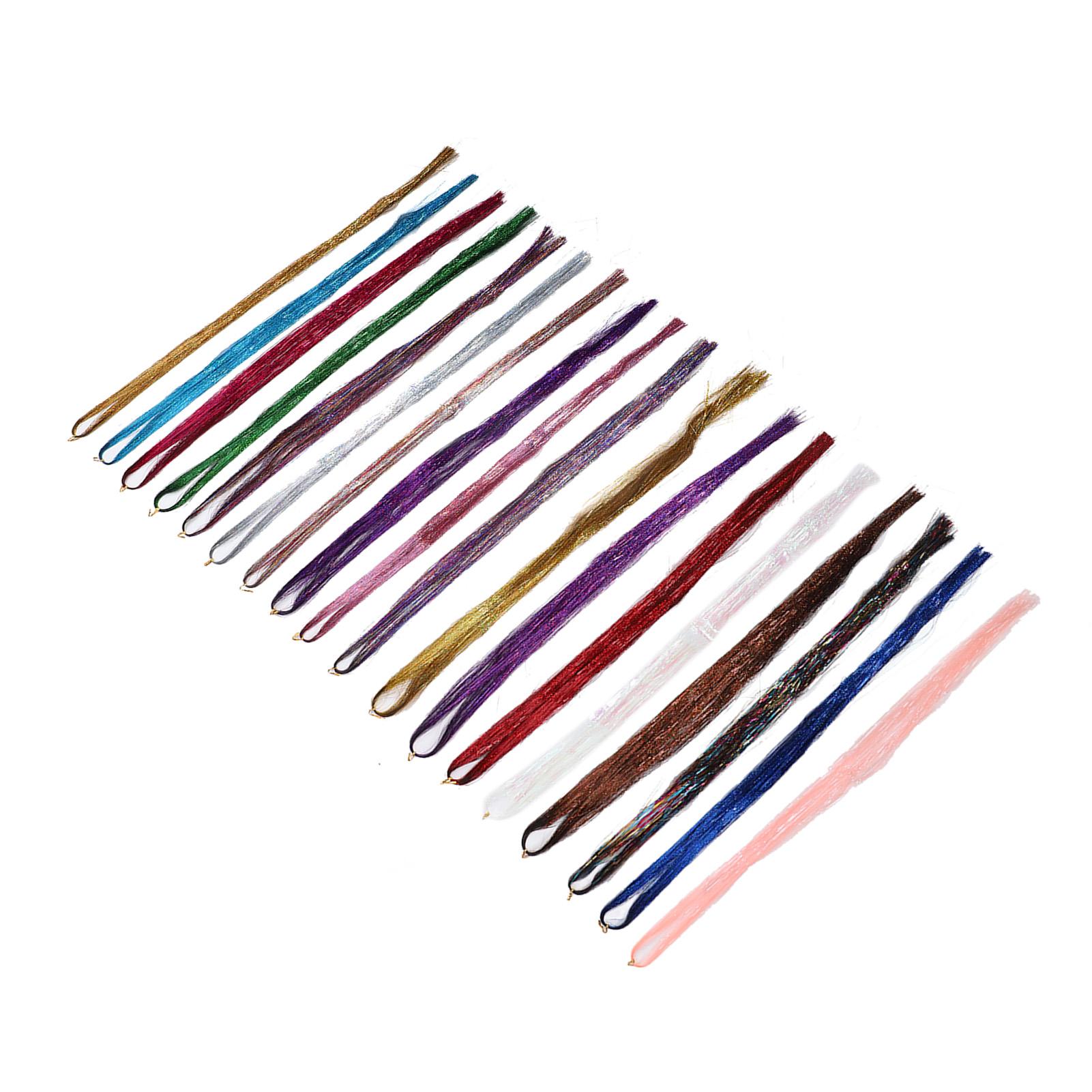 Набор мишуры для волос Блестящая 18 цветов Мишура Наращивание волос с инструментами для женщин девушек
Набор мишуры для волос Блестящая 18 цветов Мишура Наращивание волос с инструментами для женщин девушек