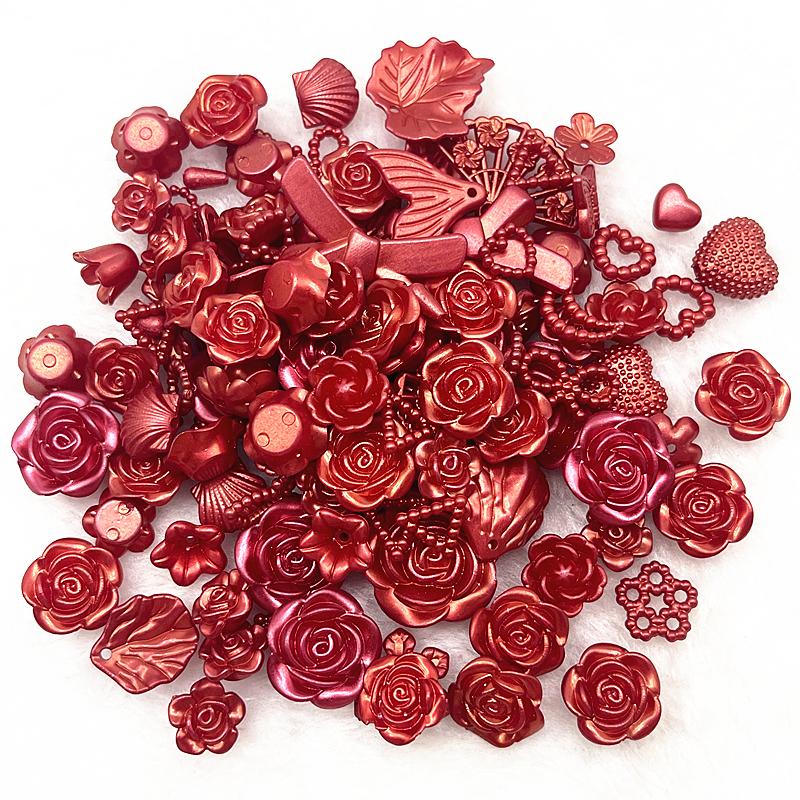 20g/lot Mixed Rose Flower Bowknot Beads Star Heart Butterfly Acrylic Spacer Beads for Jewelry Making DIY Bracelet Accessories
20g/lot Mixed Rose Flower Bowknot Beads Star Heart Butterfly Acrylic Spacer Beads for Jewelry Making DIY Bracelet Accessories