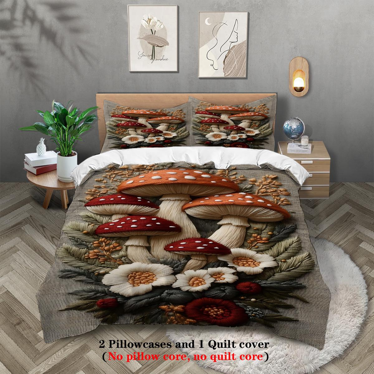 Three-Dimensional Flower 3D Digital Printing Bedding Three-Piece Quilt Cover Bedding Home Textile 135x200cm
Three-Dimensional Flower 3D Digital Printing Bedding Three-Piece Quilt Cover Bedding Home Textile 135x200cm