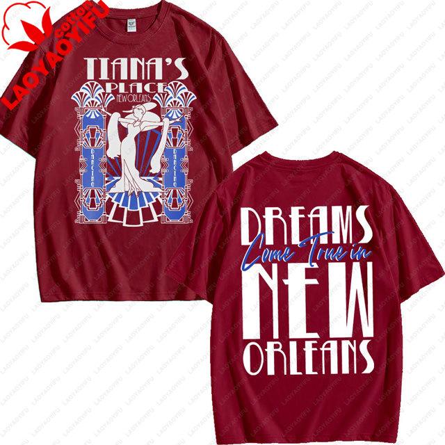 DoubleSided Tianas Place Shirt Dreams Come True in New Orleans Tee Sweatshirt High Quality Cotton Womens Short Sleeve Tops 3XL
DoubleSided Tianas Place Shirt Dreams Come True in New Orleans Tee Sweatshirt High Quality Cotton Womens Short Sleeve Tops 3XL