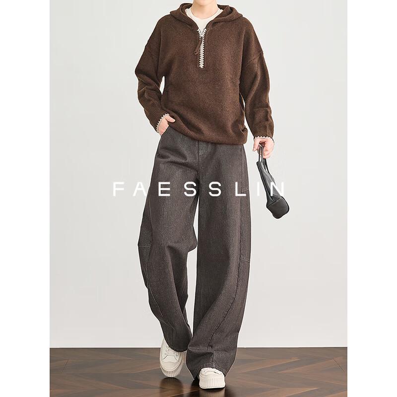 FAESSLIN Women s Winter High-Waist Extra-Long Wide-Leg Jeans XL
FAESSLIN Women s Winter High-Waist Extra-Long Wide-Leg Jeans XL