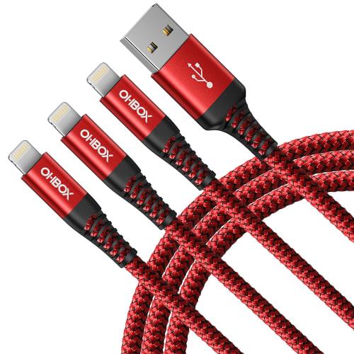 Кабель для зарядки iPhone 3M, набор из 3 шт., длинный, прочный, нейлоновый, Lightning, USB, кабель для быстрой зарядки и передачи данных Apple iPhone 14 13
Кабель для зарядки iPhone 3M, набор из 3 шт., длинный, прочный, нейлоновый, Lightning, USB, кабель для быстрой зарядки и передачи данных Apple iPhone 14 13