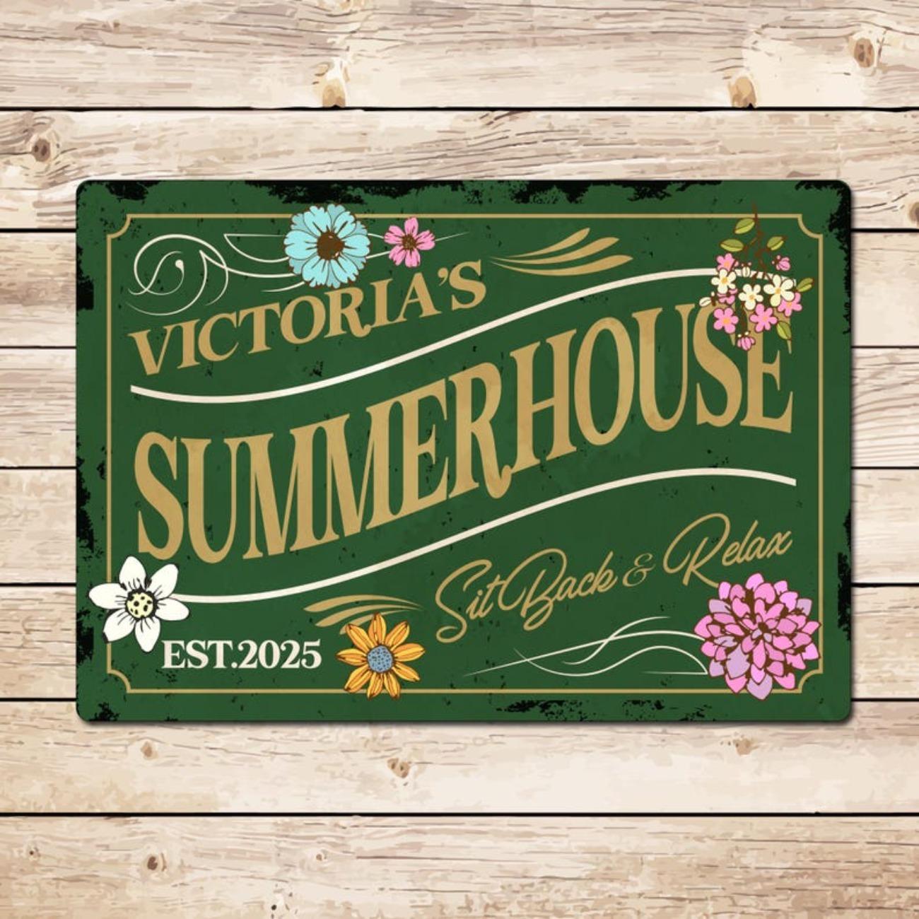 Vintage Metal Tin Sign Summerhouse Wall Art Home Decor красный
Vintage Metal Tin Sign Summerhouse Wall Art Home Decor красный