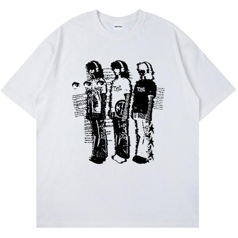 Harajuku Mens TShirt Aesthetics Print Tshirt Hip Hop Egirl Graphic Y2K Unisex Goth Casual Streetwear Short Sleeve Tops Summer S
Harajuku Mens TShirt Aesthetics Print Tshirt Hip Hop Egirl Graphic Y2K Unisex Goth Casual Streetwear Short Sleeve Tops Summer S