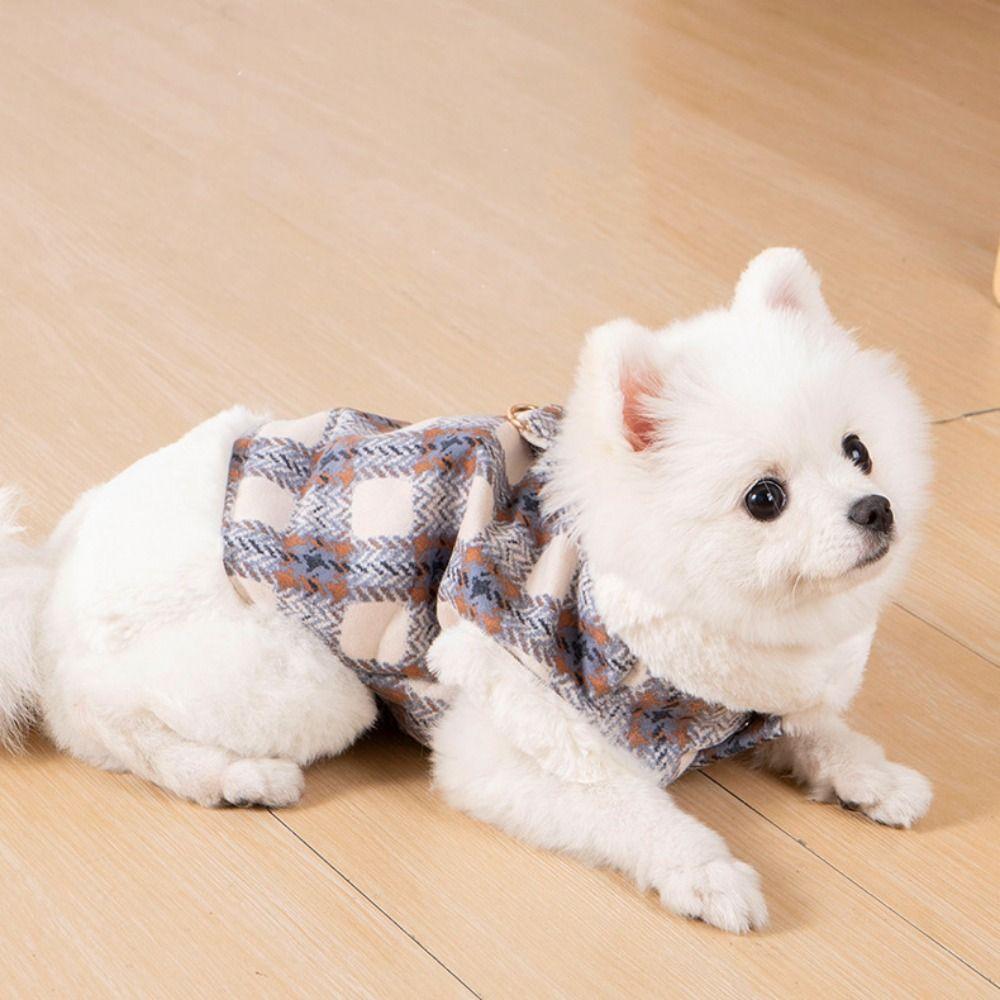 Plaid Winter Dog Vest Warm Fur Collar Dogs Coat Pet Apparel Dog Warm Plush Vest Winter
Plaid Winter Dog Vest Warm Fur Collar Dogs Coat Pet Apparel Dog Warm Plush Vest Winter