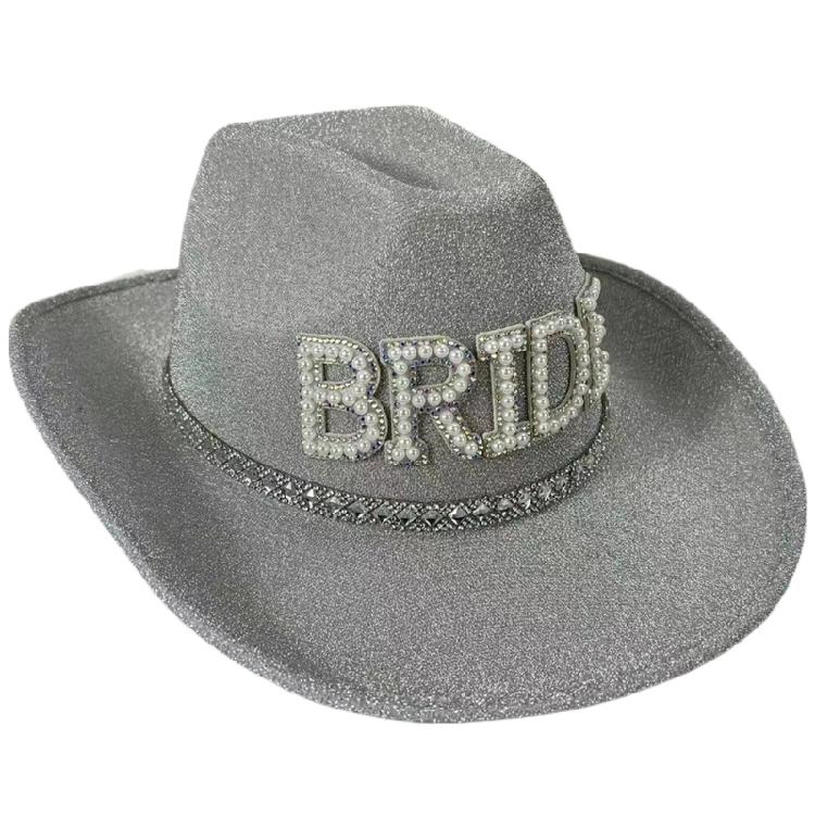 Blingbling Diamond Bride Hat Cowgirl Hat for Bachelorette Party Stage Shows 1 срібний
Blingbling Diamond Bride Hat Cowgirl Hat for Bachelorette Party Stage Shows 1 срібний