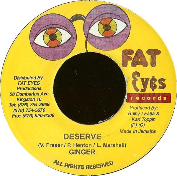 7inch Record GINJAH / DETERMINE & MR. EASY - Deserve / Got To Be Ready NONE Fat Eyes Record Jamaica Reggae, Ska & Dub Used
7inch Record GINJAH / DETERMINE & MR. EASY - Deserve / Got To Be Ready NONE Fat Eyes Record Jamaica Reggae, Ska & Dub Used