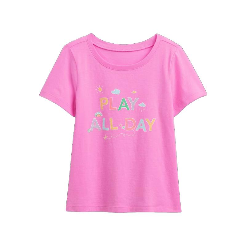 GAP Girls Toddler 2026 Spring Printed Round Neck Short Sleeve T-Shirt 100/52
GAP Girls Toddler 2026 Spring Printed Round Neck Short Sleeve T-Shirt 100/52