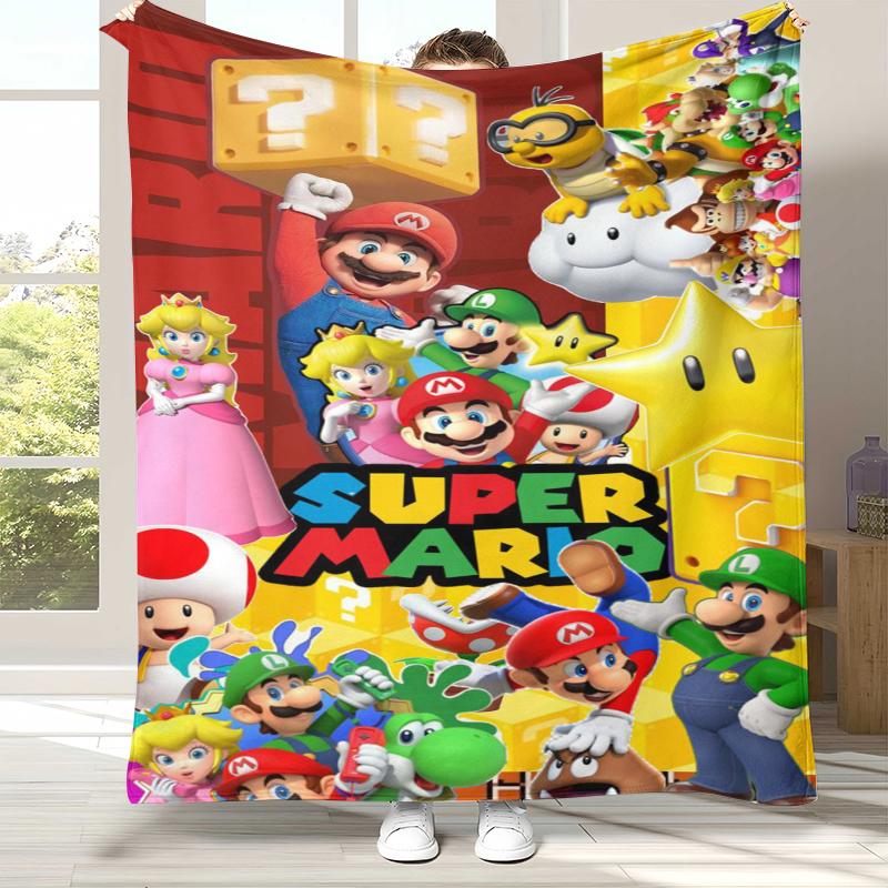Retro M-Mario Bros Game Cartoon Flannel Blanket,Ultra Soft Warm Plush Throw for Home Bedroom Bed Sofa Cover Camping Picnic gift 75x90cm
Retro M-Mario Bros Game Cartoon Flannel Blanket,Ultra Soft Warm Plush Throw for Home Bedroom Bed Sofa Cover Camping Picnic gift 75x90cm
