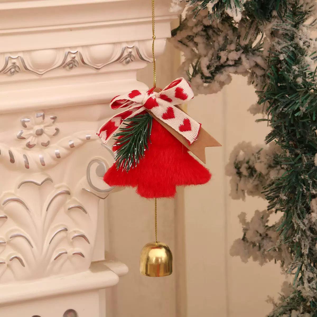 Christmas Ornament Bells & Plush Tree Pendants - Festive Doorbell & Wind Chime Decorations
Christmas Ornament Bells & Plush Tree Pendants - Festive Doorbell & Wind Chime Decorations