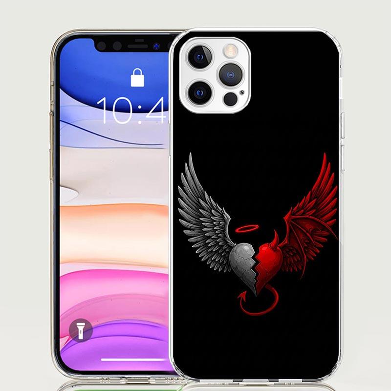 Angel Wings Devil Bad Phone Case For iPhone 17 Air 16 15 Plus 11 14 Pro Max 13 Mini 12 7 8 + SE Pattern Art Customized Cover 17 iPhone 13 Mini
Angel Wings Devil Bad Phone Case For iPhone 17 Air 16 15 Plus 11 14 Pro Max 13 Mini 12 7 8 + SE Pattern Art Customized Cover 17 iPhone 13 Mini