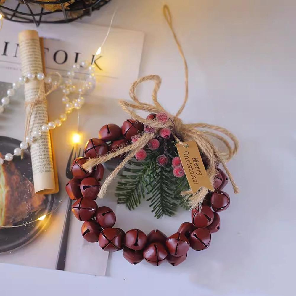 Green Leaf Christmas Wreath Bell Pendant Wall Ornaments Hanging Wreath Christmas Garland Gift Style F 14cm
Green Leaf Christmas Wreath Bell Pendant Wall Ornaments Hanging Wreath Christmas Garland Gift Style F 14cm