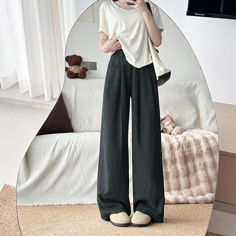 Black Wide-leg Pants Women s Spring and Autumn New High-waisted Loose Straight-leg Pants XL
Black Wide-leg Pants Women s Spring and Autumn New High-waisted Loose Straight-leg Pants XL
