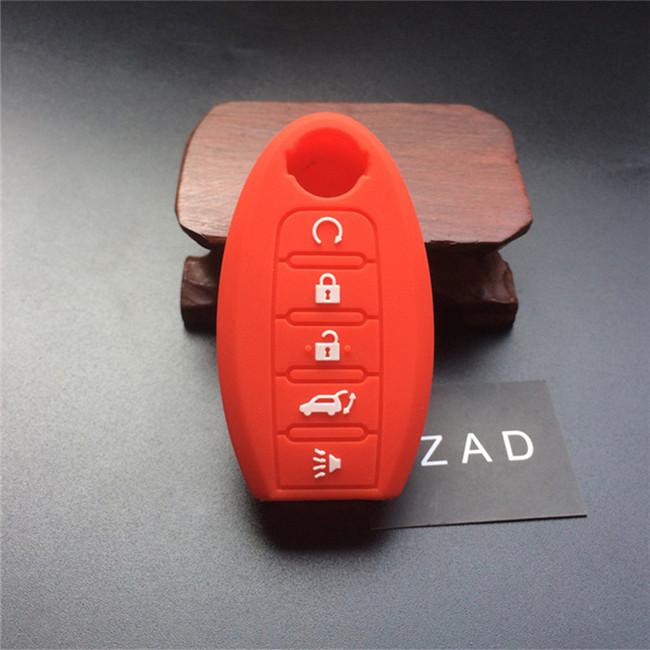 ZAD Silicone rubber car Key Case cover For Nissan Altima pathfinder juke x-trail 5 buttons key красный
ZAD Silicone rubber car Key Case cover For Nissan Altima pathfinder juke x-trail 5 buttons key красный
