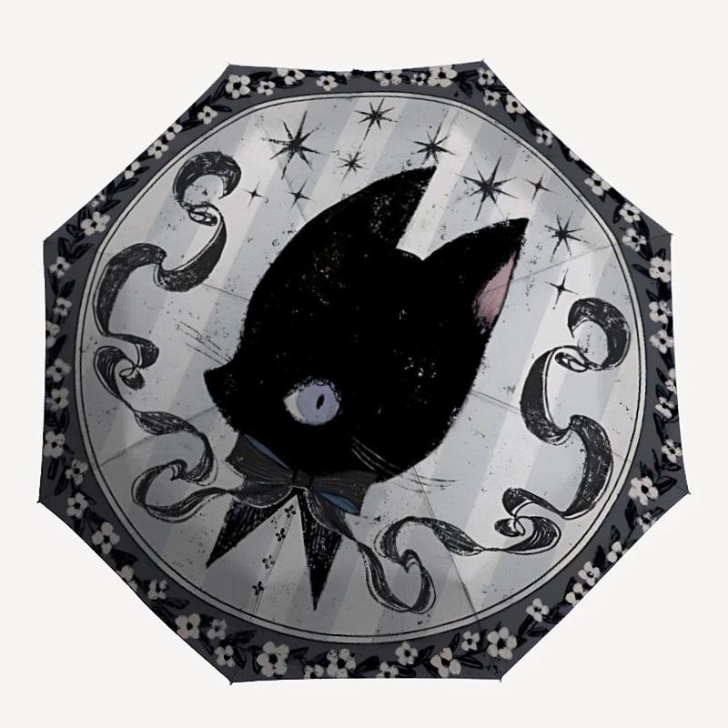 1pc Cat Moon Automatic Folding Umbrella - Compact 8-Rib Design, Durable Plastic & Iron, Lightweight for Outdoor Daily Use110
1pc Cat Moon Automatic Folding Umbrella - Compact 8-Rib Design, Durable Plastic & Iron, Lightweight for Outdoor Daily Use110