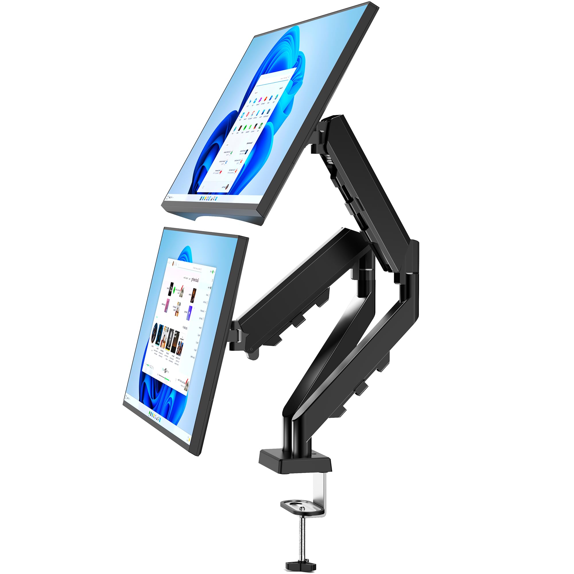 Dobios Dual Monitor Display 2 Inch Weight Clamp Type Grommet Cable Black Arm, Arm, Screens, 10-32 Support, Capacity 2-10kg, & Type, чорний
Dobios Dual Monitor Display 2 Inch Weight Clamp Type Grommet Cable Black Arm, Arm, Screens, 10-32 Support, Capacity 2-10kg, & Type, чорний