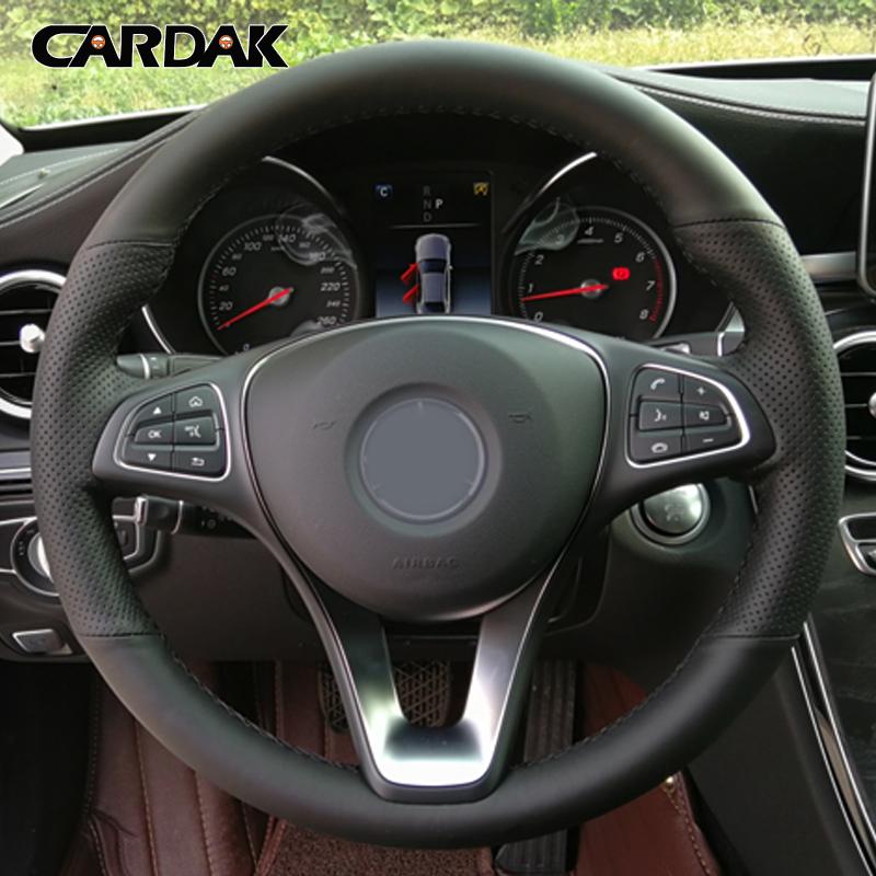 CARDAK черный чехол на руль из искусственной кожи для Mercedes Benz W176 W246 W205 C117 C218 W447, накладка на руль
CARDAK черный чехол на руль из искусственной кожи для Mercedes Benz W176 W246 W205 C117 C218 W447, накладка на руль