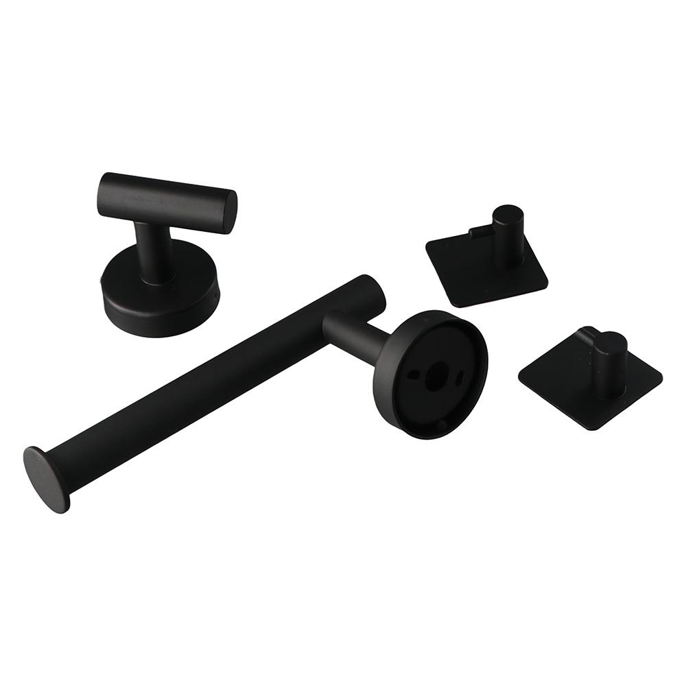 Matte Black Stainless Steel Towel Bar Toilet Paper Holder Bathroom Hardware Set Towel Rack Set
Matte Black Stainless Steel Towel Bar Toilet Paper Holder Bathroom Hardware Set Towel Rack Set