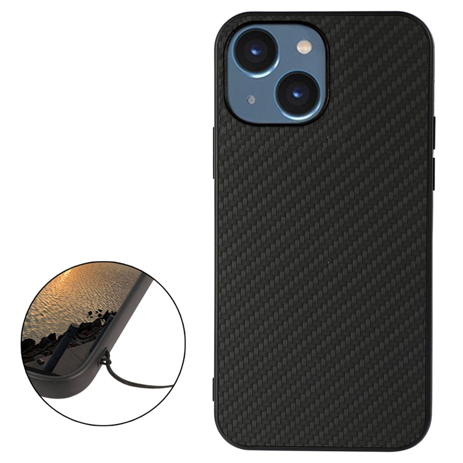 For iPhone 14 6.1 inch Ultra Slim Anti-scratch Phone Case Carbon Fiber Texture Protective Cover PU Leather Coated Hybrid Back Shell Black
For iPhone 14 6.1 inch Ultra Slim Anti-scratch Phone Case Carbon Fiber Texture Protective Cover PU Leather Coated Hybrid Back Shell Black