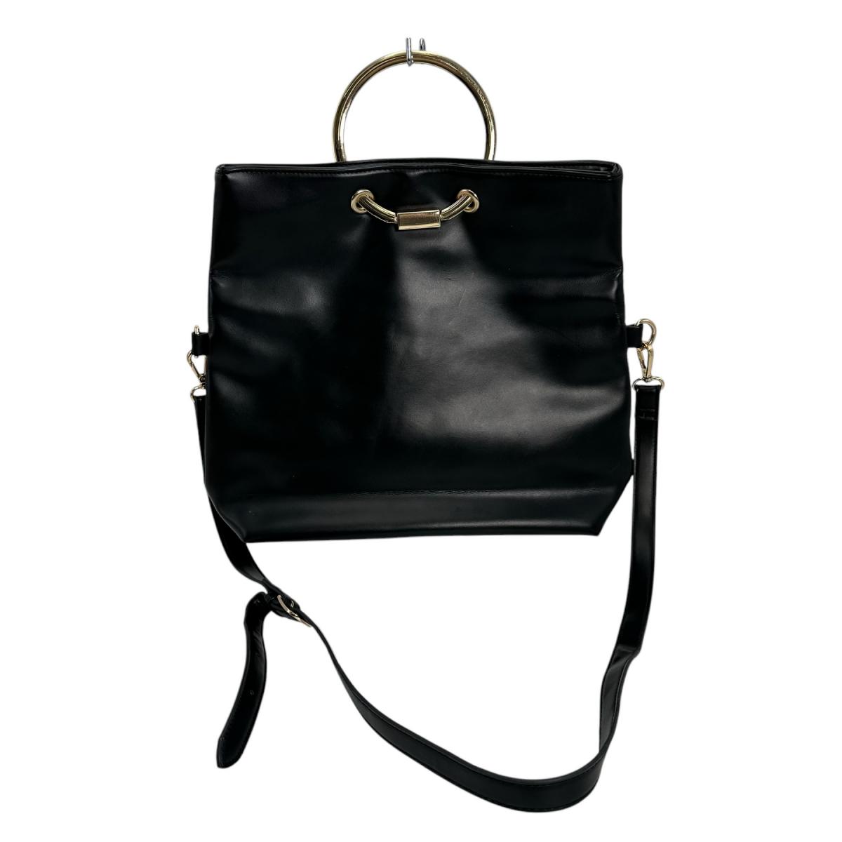 2WAY Shoulder Bag leather black Women Used
2WAY Shoulder Bag leather black Women Used