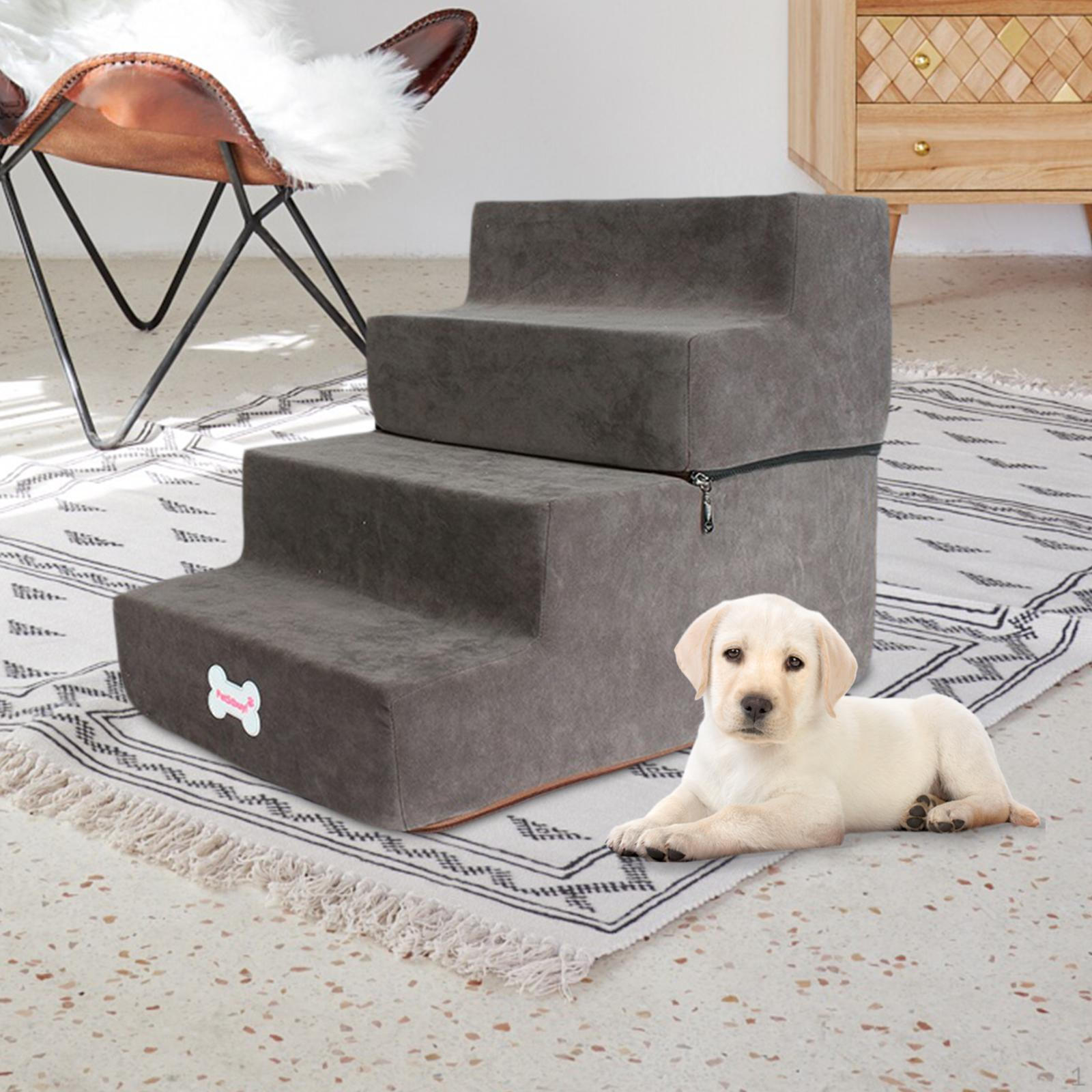 Tiers Dog Stairs Pet Ramp Ladder Puppy Detachable Cover Slope Non Slip Bottom Wide Older темно-сірий колір
Tiers Dog Stairs Pet Ramp Ladder Puppy Detachable Cover Slope Non Slip Bottom Wide Older темно-сірий колір