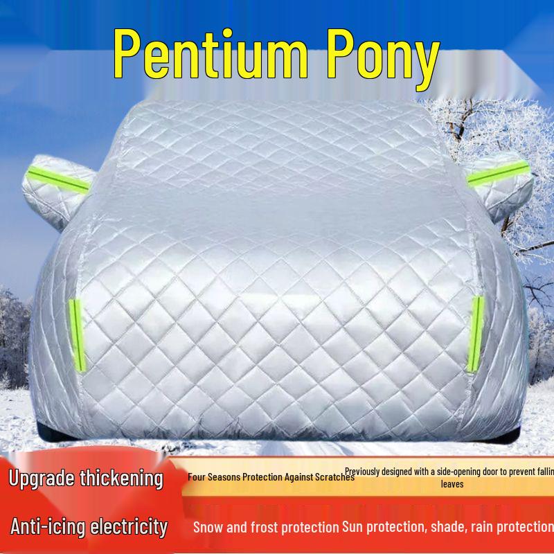 2025 Bestune Pony Thickened Car Cover: Sun, Rain, Snow, Frost, Ice, Hail Protection & Heat Insulation Thickened Hail Protection - All Seasons
2025 Bestune Pony Thickened Car Cover: Sun, Rain, Snow, Frost, Ice, Hail Protection & Heat Insulation Thickened Hail Protection - All Seasons