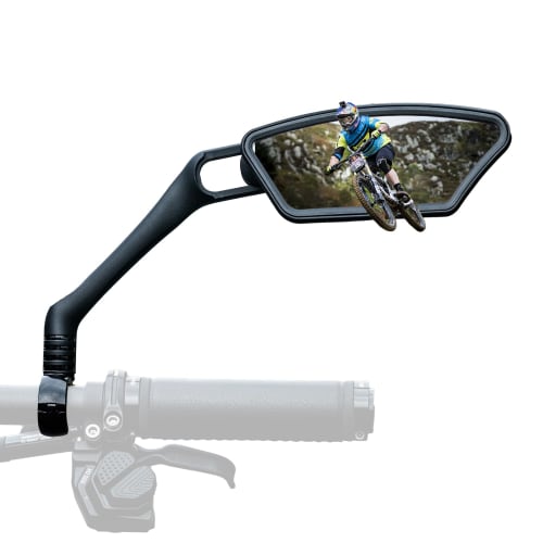 ROCKBROS Bicycle Mirror, Bicycle Rearview Mirror, Compatible with 21-26mm, HD Field of View, Explosion-proof Lens, 360 Degree Rotation, Wide Viewing A
ROCKBROS Bicycle Mirror, Bicycle Rearview Mirror, Compatible with 21-26mm, HD Field of View, Explosion-proof Lens, 360 Degree Rotation, Wide Viewing A