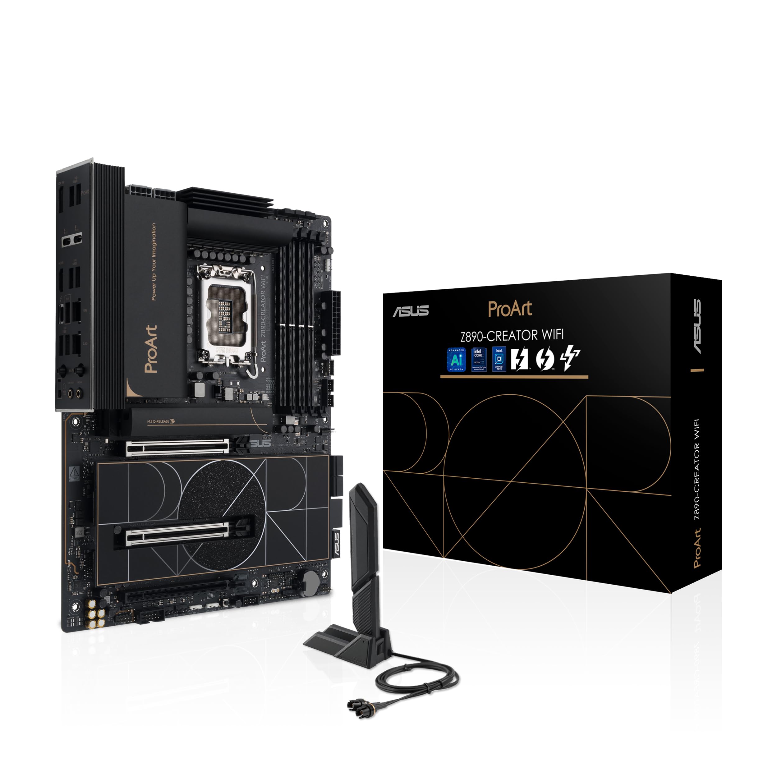 ASUS Intel Core Ultra Processor LGA1851 Compatible Z890 PROART WIFI ATX Материнська плата Місцевий авторизований дистриб’ютор (Серія 2) Z890-CREATOR
ASUS Intel Core Ultra Processor LGA1851 Compatible Z890 PROART WIFI ATX Материнська плата Місцевий авторизований дистриб’ютор (Серія 2) Z890-CREATOR