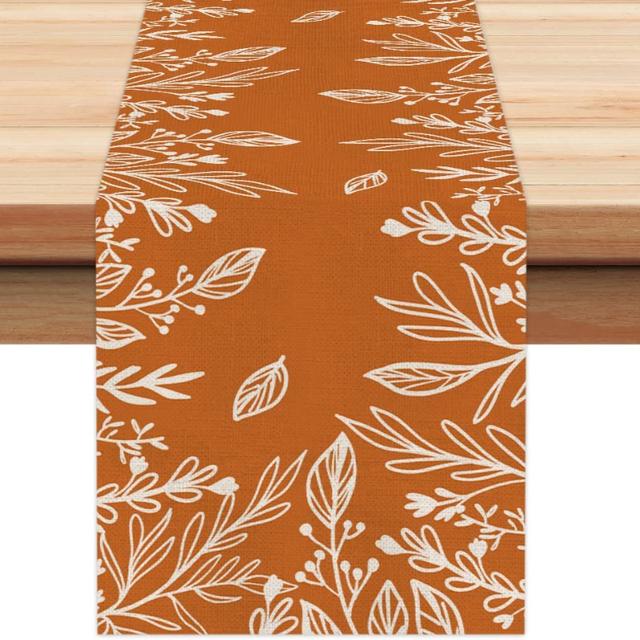 Осенний декор оранжевый обеденный стол бегун для стола стильный осенний праздник Дня благодарения интерьер фермерского дома ретро тематическая вечеринка ужин 150x33cm
Осенний декор оранжевый обеденный стол бегун для стола стильный осенний праздник Дня благодарения интерьер фермерского дома ретро тематическая вечеринка ужин 150x33cm
