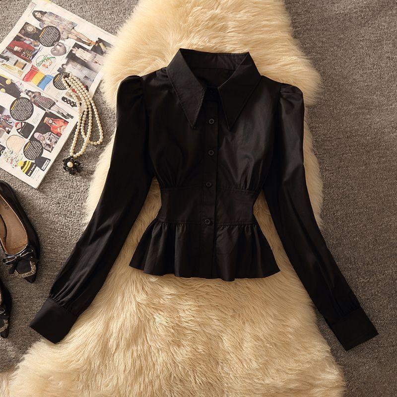 Новый Шикарный Дизайн Нишевая Маленькая Рубашка с Утяжкой на Талии Французский Стильный Топ с Длинными Рукавами S чёрный
Новый Шикарный Дизайн Нишевая Маленькая Рубашка с Утяжкой на Талии Французский Стильный Топ с Длинными Рукавами S чёрный