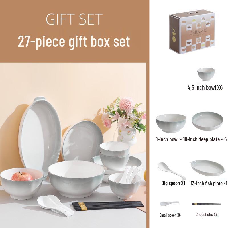Zhishi Starlight 27-Piece Dinnerware Set
Zhishi Starlight 27-Piece Dinnerware Set