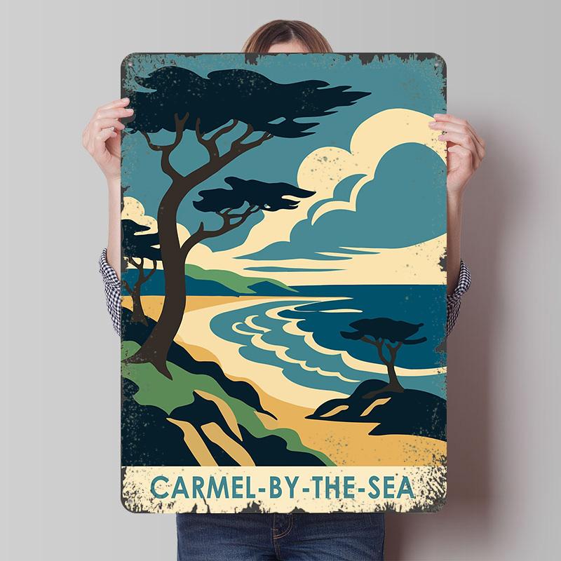 CarmelbytheSea Travel Poster Customized Wall Art Vintage Metal Signs Retro Tin Plaque for Man Cave Room Decorations Wand Deko 7.9x11.8In(20x30cm)
CarmelbytheSea Travel Poster Customized Wall Art Vintage Metal Signs Retro Tin Plaque for Man Cave Room Decorations Wand Deko 7.9x11.8In(20x30cm)