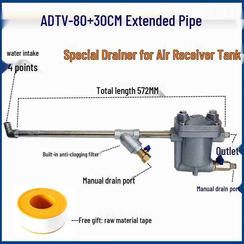 Air Compressor Automatic Drainer Kit
Air Compressor Automatic Drainer Kit