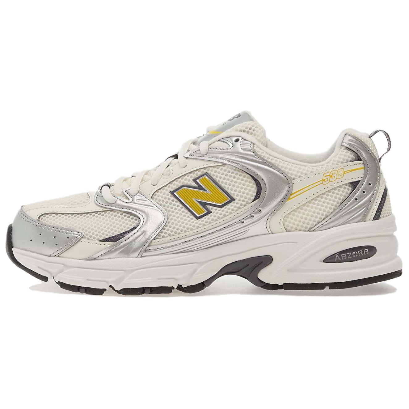 530 New Balance Silver Metallic Sea Salt Apollo Gold U530153 44
530 New Balance Silver Metallic Sea Salt Apollo Gold U530153 44