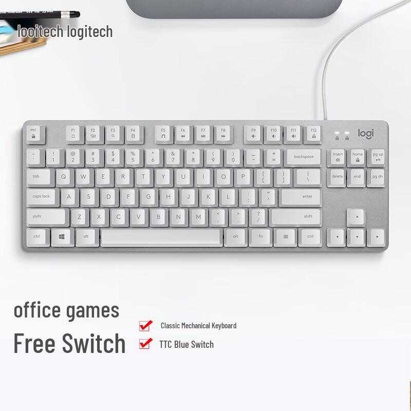 Logitech K835 84-key Wired Mechanical Keyboard
Logitech K835 84-key Wired Mechanical Keyboard