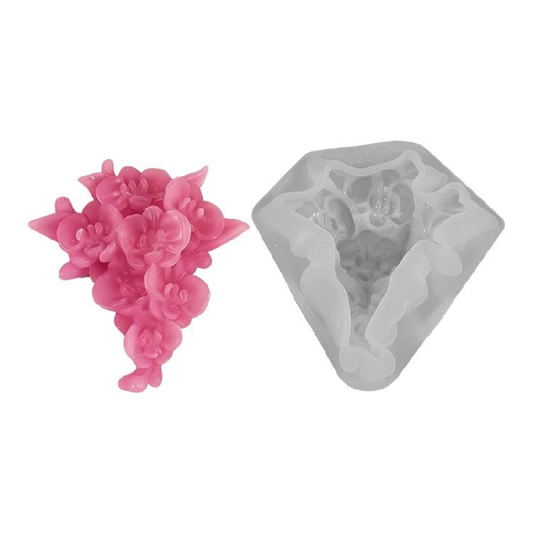 Phalaenopsis Flower Silicone Molds Easy Demolding Silicone Baking Mould for Handmade Candle Soap and Resin Casting
Phalaenopsis Flower Silicone Molds Easy Demolding Silicone Baking Mould for Handmade Candle Soap and Resin Casting