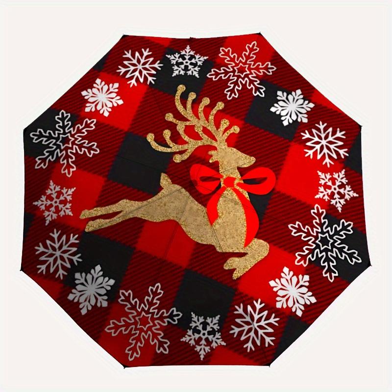 1pc Christmas Deer Automatic Folding Umbrella, Portable & Foldable Design with 8 Ribs, Casual Outdoor Accessory yy250729150
1pc Christmas Deer Automatic Folding Umbrella, Portable & Foldable Design with 8 Ribs, Casual Outdoor Accessory yy250729150