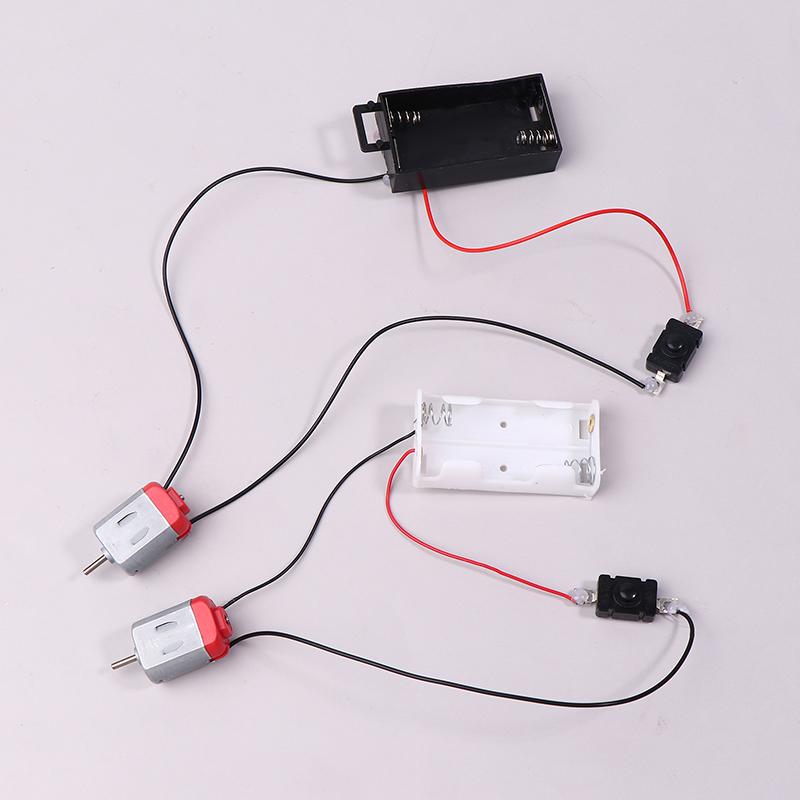 High Quality 130 Motor Kit With 2xAA Battery Storage Case And Switch 16500 RPM Mini DIY Electronic Motor Circuit Models Kit one size білий
High Quality 130 Motor Kit With 2xAA Battery Storage Case And Switch 16500 RPM Mini DIY Electronic Motor Circuit Models Kit one size білий