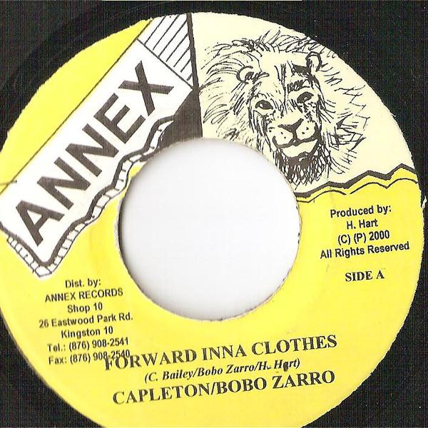 7inch Record CAPLETON & BOBBY ZARRO - Forward Inna Clothes NONE Annex 2000 Jamaica Reggae, Ska & Dub Used
7inch Record CAPLETON & BOBBY ZARRO - Forward Inna Clothes NONE Annex 2000 Jamaica Reggae, Ska & Dub Used