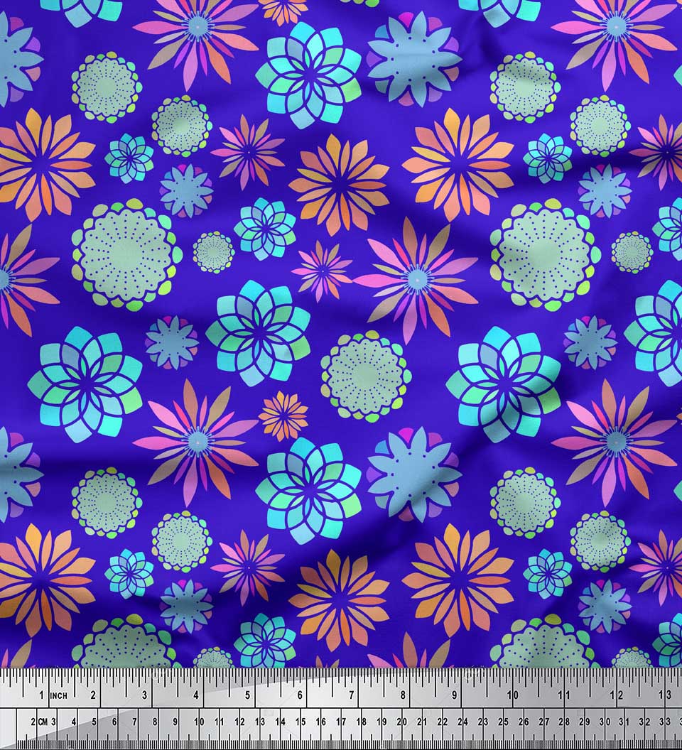 Soimoi Green Japan Crepe Satin Fabric Multicolor Mandala Print Sewing Fabric metre 42 Inch 42 Inch Wide - Poly Crepe синій
Soimoi Green Japan Crepe Satin Fabric Multicolor Mandala Print Sewing Fabric metre 42 Inch 42 Inch Wide - Poly Crepe синій
