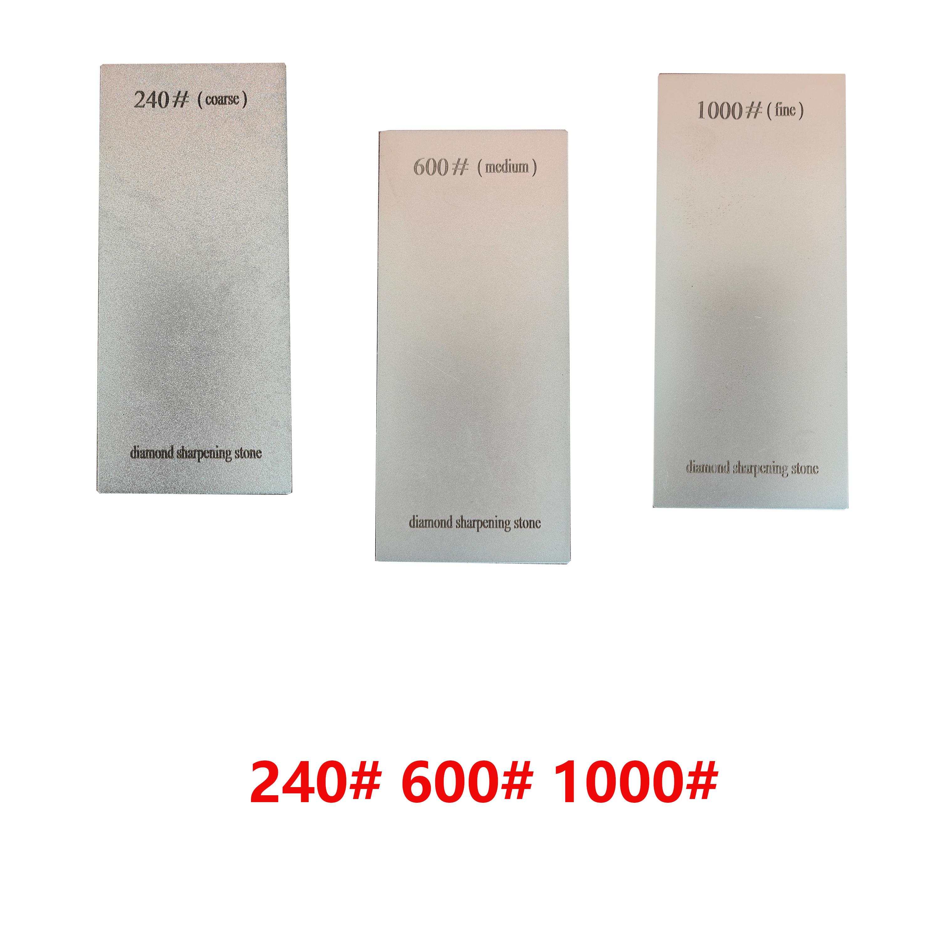 Новая технология Набор 3/4/5 шт. 3 x7 Гальванический алмазный точильный камень - Бюджетная зернистость 80#-3000# для ножей и инструментов 170X75MM