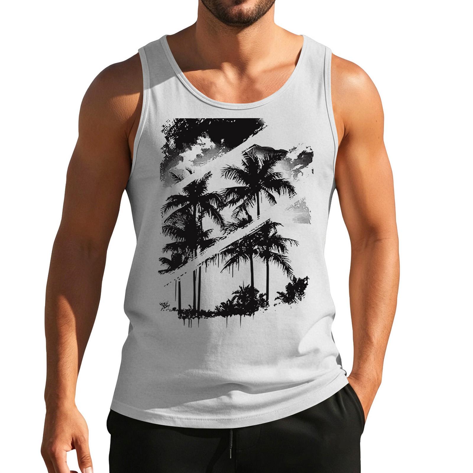 Men Tank Top Sleeveless Shirt Casual Fit with Tree Print Lightweight Soft Fabric for Daily Wear Beach Activities XXXXL серебряный
Men Tank Top Sleeveless Shirt Casual Fit with Tree Print Lightweight Soft Fabric for Daily Wear Beach Activities XXXXL серебряный