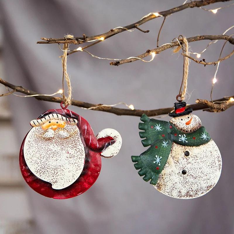 Christmas Home Decoration Supplies Wrought Iron Pendant Santa Claus Snowman Ornament Christmas Tree Decoration C
Christmas Home Decoration Supplies Wrought Iron Pendant Santa Claus Snowman Ornament Christmas Tree Decoration C