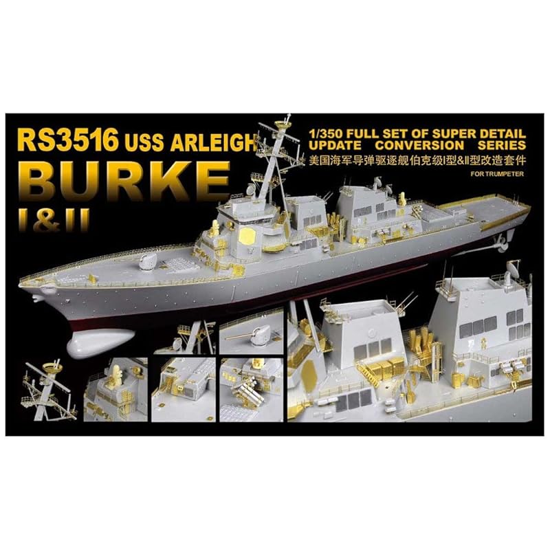 Набор деталей для shanghai lion roar 1/350, флот США, для класса Arleigh Burke RS3516
Набор деталей для shanghai lion roar 1/350, флот США, для класса Arleigh Burke RS3516