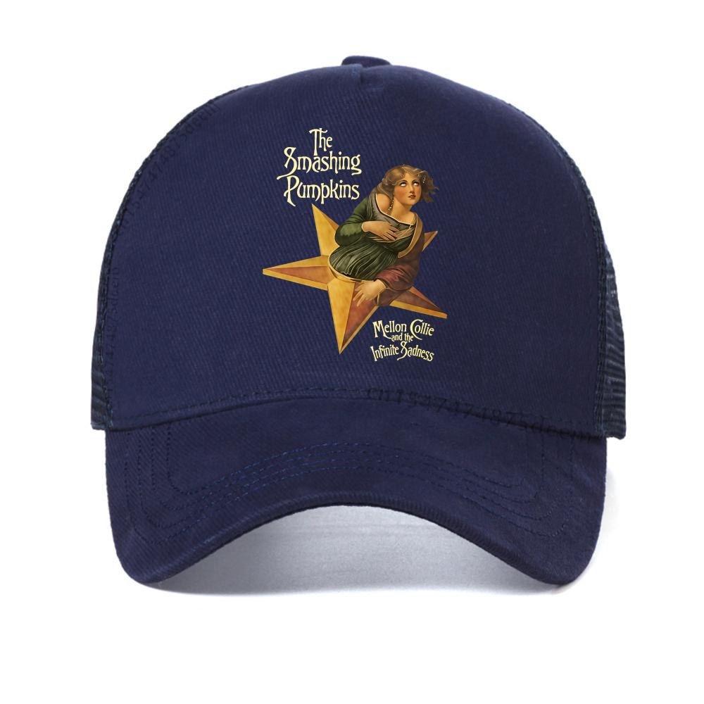 Mellon Collie and The Infinite Sadness print baseball cap Fashion Printing Graphic casual hat summer outdoor mesh Snapback Caps Adjustable темно-синього кольору
Mellon Collie and The Infinite Sadness print baseball cap Fashion Printing Graphic casual hat summer outdoor mesh Snapback Caps Adjustable темно-синього кольору