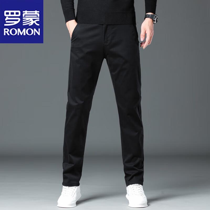 ROMON Men s Slim Fit Casual Straight-Leg Trousers 38
ROMON Men s Slim Fit Casual Straight-Leg Trousers 38