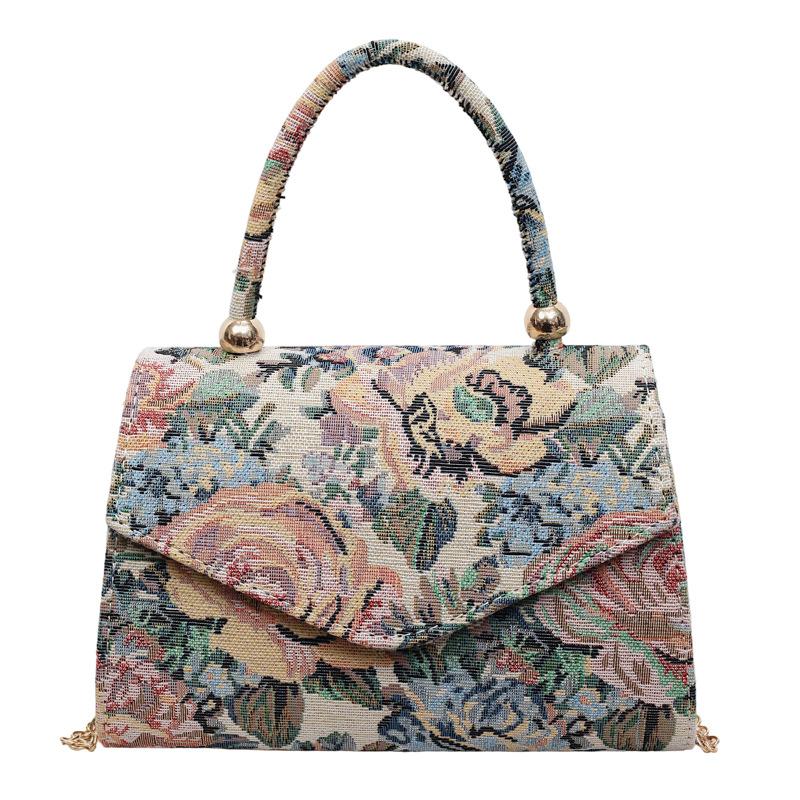 Shoulder Bag Ethnic Jacquard Chain Crossbody Bag зелений
Shoulder Bag Ethnic Jacquard Chain Crossbody Bag зелений