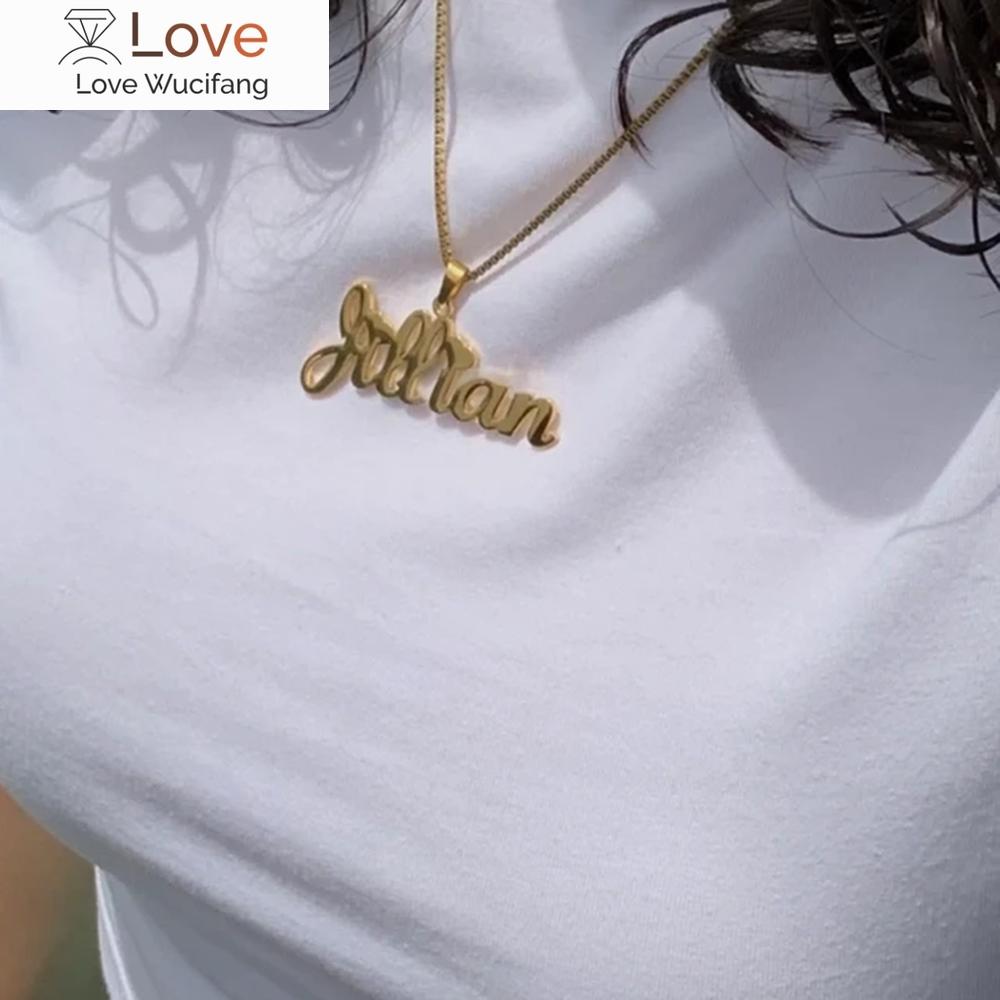 Personalized Name Necklace Men Jewelry Punk Style Stainless Steel Charm Gold Chain Nameplate Collier Femme Custom Gift
Personalized Name Necklace Men Jewelry Punk Style Stainless Steel Charm Gold Chain Nameplate Collier Femme Custom Gift