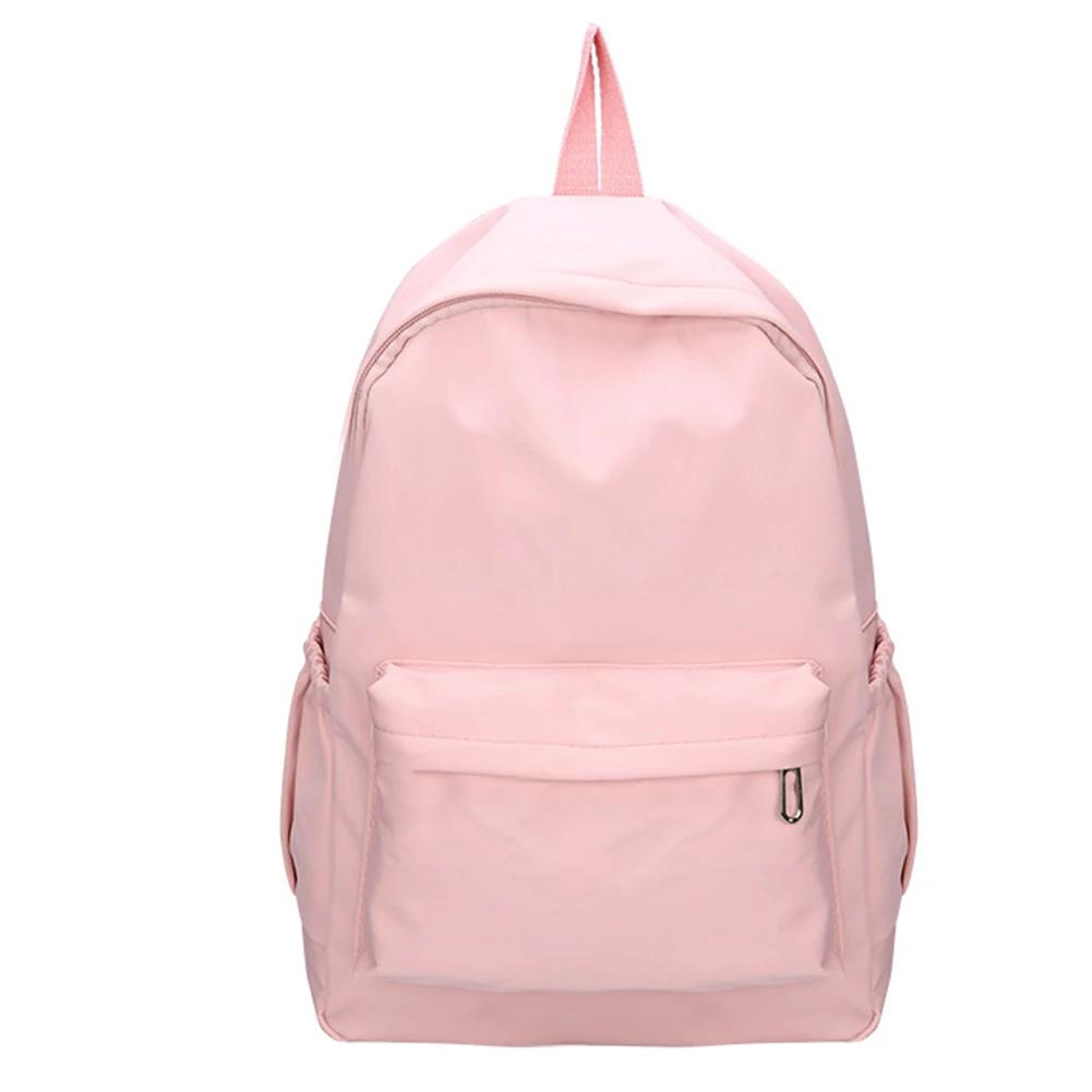 Preppy Solid Color Shoulder Bag Nylon School Knapsack Korean Teenager White School Bag Sports Travel Backpack for Women 41x30x12cm рожевий
Preppy Solid Color Shoulder Bag Nylon School Knapsack Korean Teenager White School Bag Sports Travel Backpack for Women 41x30x12cm рожевий