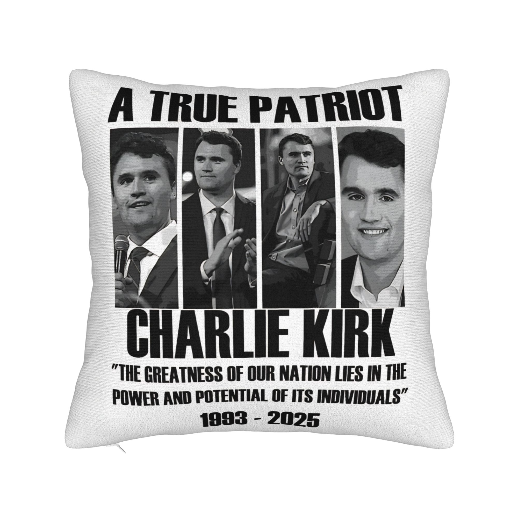 Накладка на подушку Charlie Kirk Turning Point Мила смішна наволочка Зручні наволочки для дивана Декор для дому 16x16Inch
Накладка на подушку Charlie Kirk Turning Point Мила смішна наволочка Зручні наволочки для дивана Декор для дому 16x16Inch
